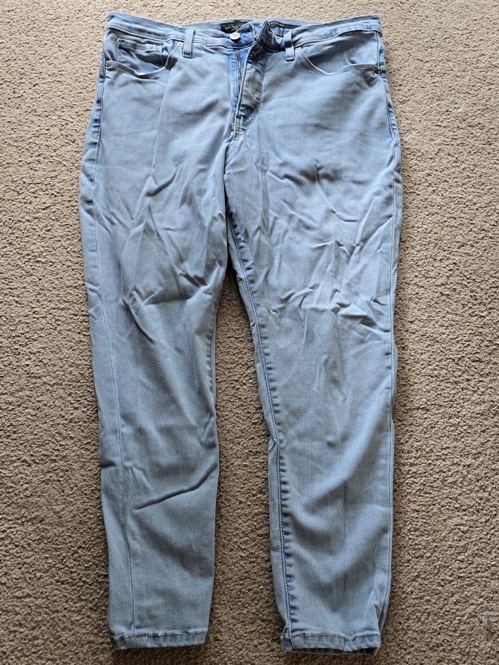 Banana Republic Women’s  Mid-Rise Skinny Light Wash Blue Denim Jeans Size 12